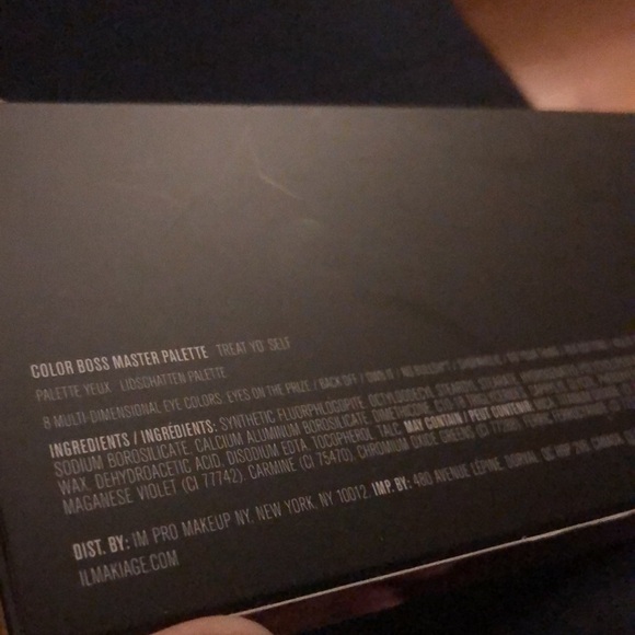 NEW IL MAKIAGE Color Boss Eyeshadow Master Palette Treat Yo Self 8 Colors - Picture 8 of 9